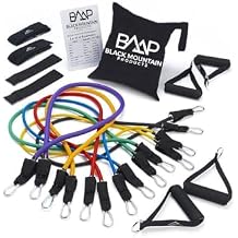 Black Mountain Products - Ultimate Resistance Band Set with Starter Guide