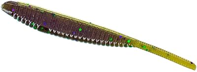 Yamamoto 3.75 Shad Shape Fishing Worm - Realistic Soft Plastic Fishing Lure Baits - 10 Pack