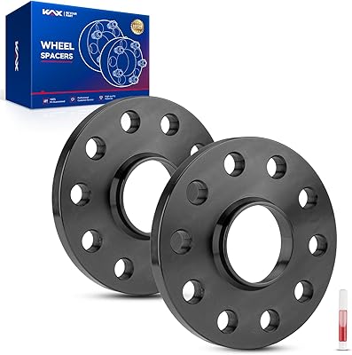 KAX 5x4.5 Wheel Spacers,0.5 inch Hub Centric Wheel Spacers fit for RAV4, Camry, ES350, Highlander, Sienna, RX350, ES330, RX330, xB, ES300, IS250 with 60.1mm Hub Bore,2Pcs