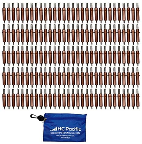 150 Each C1/8 Cleco Fasteners (Made in USA) & Pouch