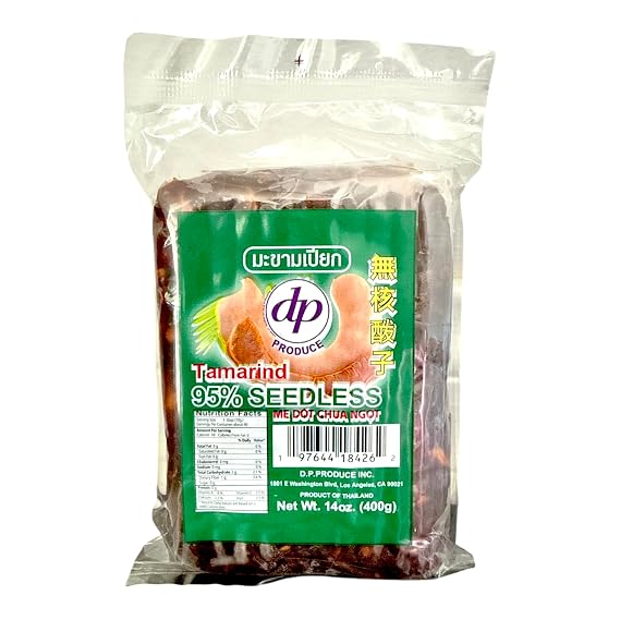 AquaNation Listing For DP Tamarind 95% Seedless 14 oz (400g) Premium Wet Tamarind Paste (Me Chua, Imli, Tamarindo) Natural, No Sugar, Vegan Cooking Ingredient for Curry, Soup & Marinades Product of Thailand
