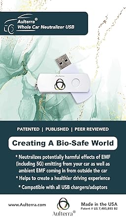 Aulterra Whole Car EMF Neutralizer to Eliminate Harmful Effects of EMF Including 5G