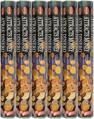 Hem 120 Incense Sticks Bulk Pack, Hem, Zen Aromatherapy, 6 Boxes Of 20 Sticks Attracts Money